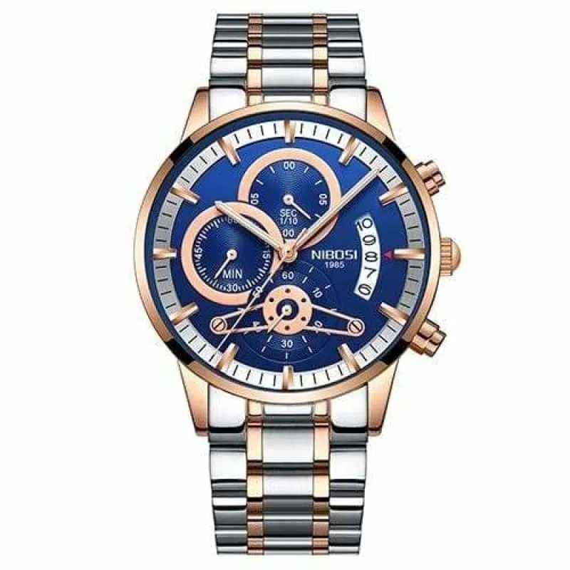 Gold Watches Black Luxury Sports