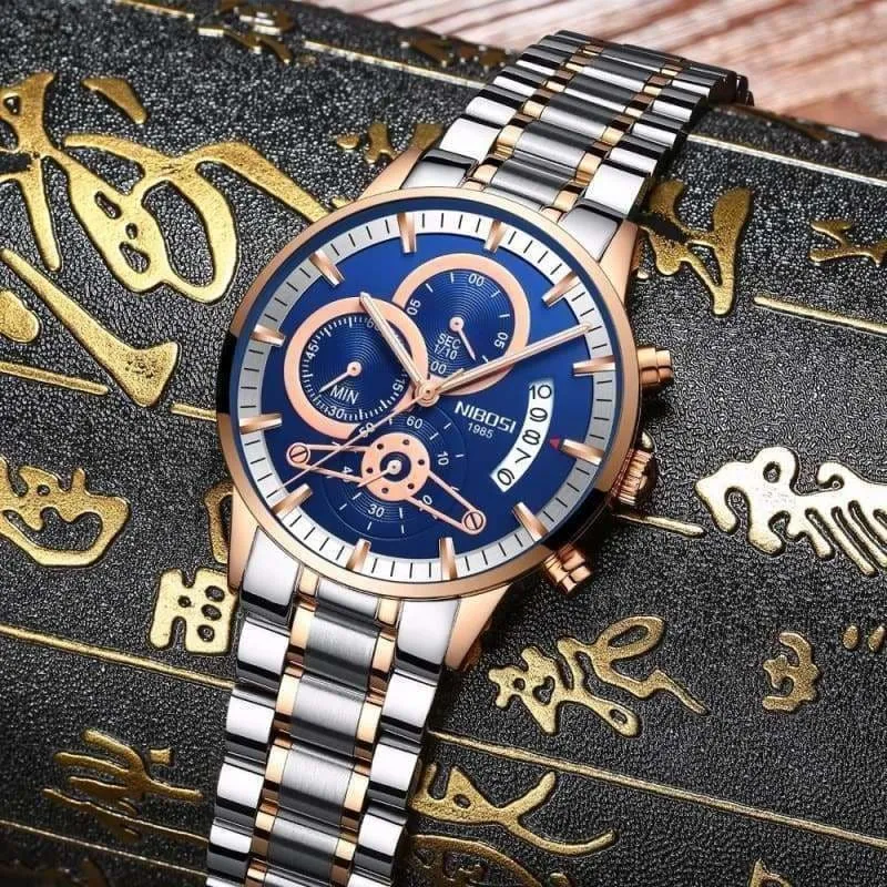 Gold Watches Black Luxury Sports