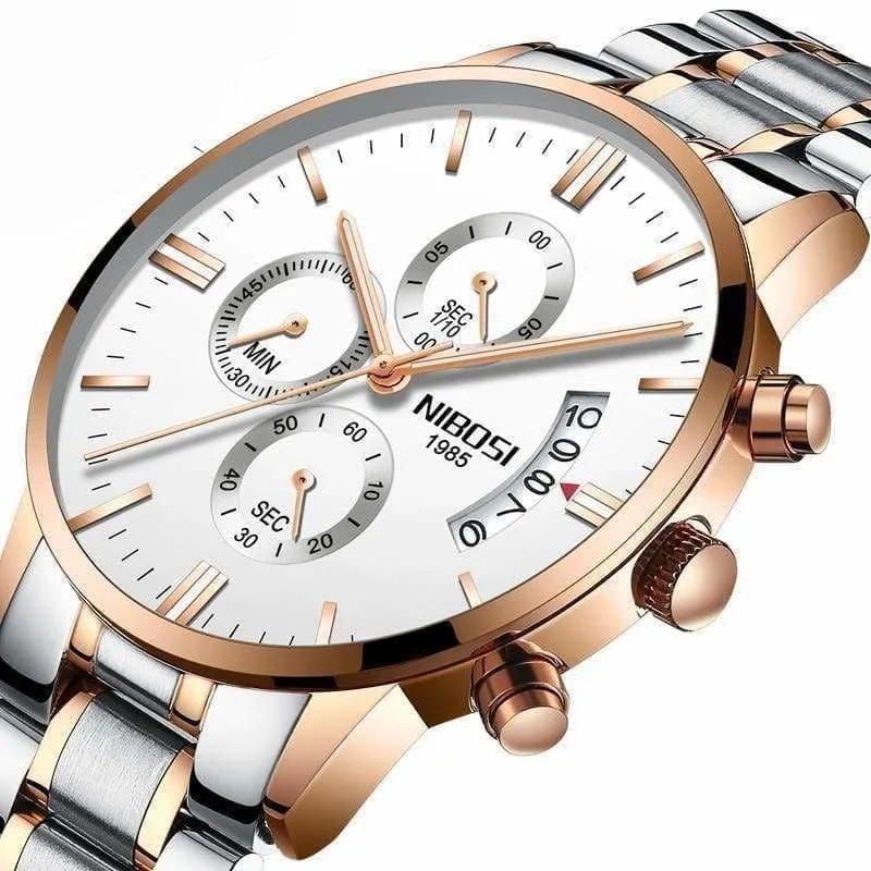 Gold Watches Black Luxury Sports