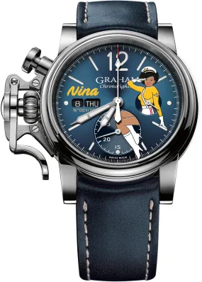 Graham Watch Chronofighter Vintage Nose Art Nina Limited Edition