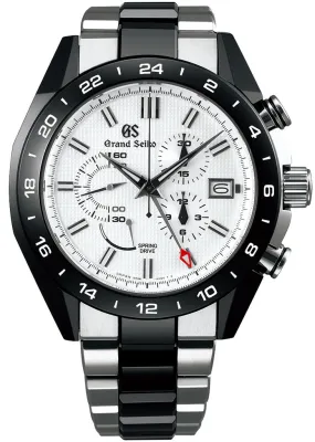 Grand Seiko Watch Sport Spring Drive Black Ceramic GMT