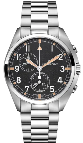 Hamilton Khaki Aviation Pilot Pioneer Chrono Quartz D