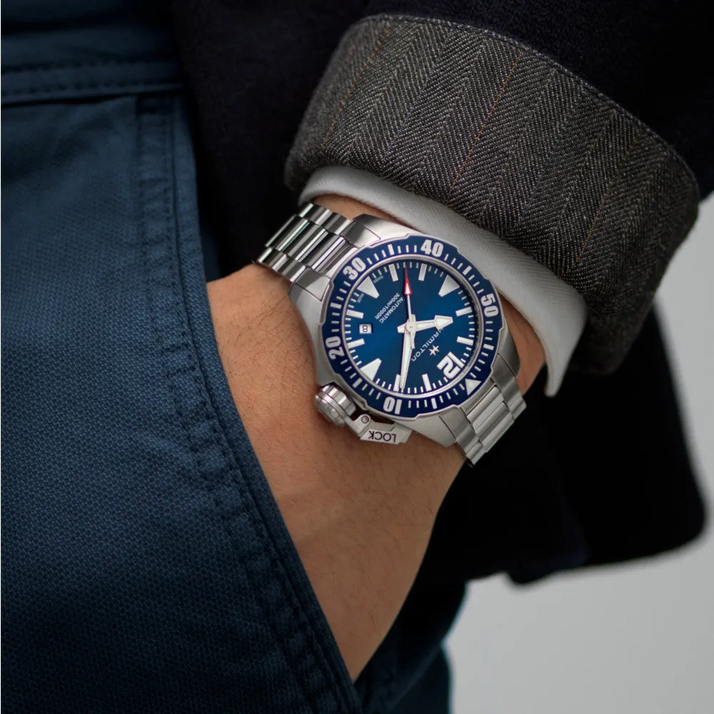 HAMILTON - Khaki Navy Frogman Auto | H77705145