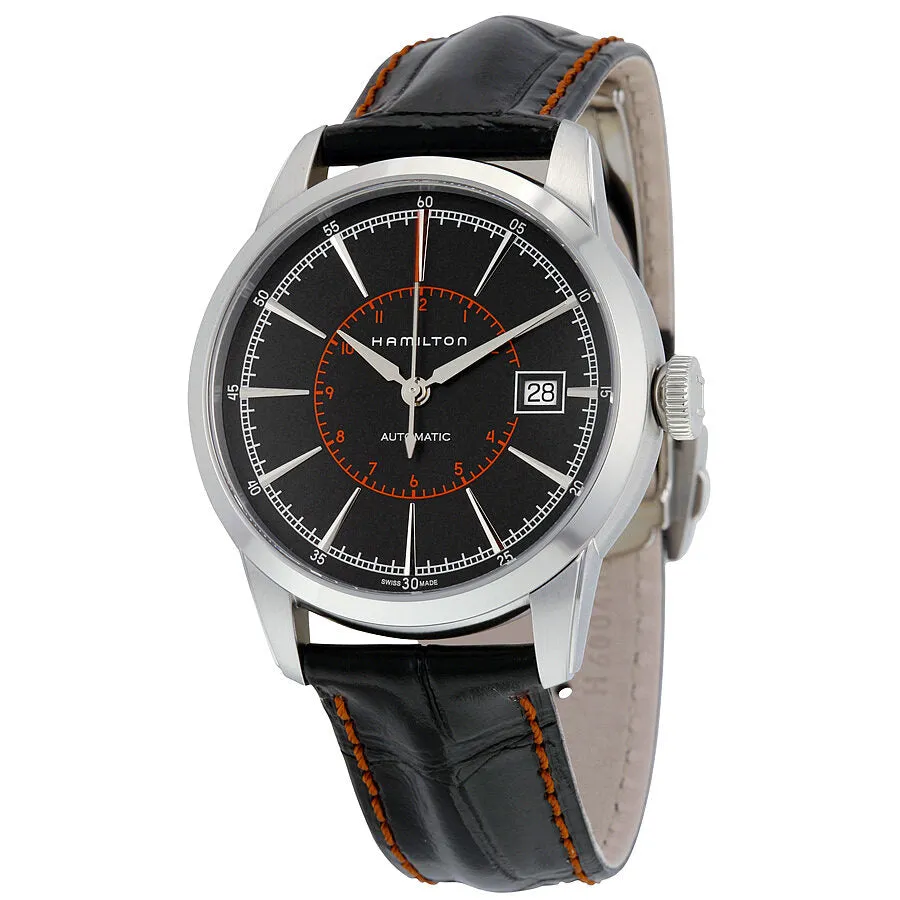 Hamilton Railroad Automatic Black Dial Men's Watch H40555731
