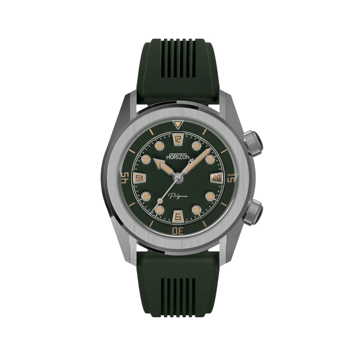 HORIZON WATCHES Pilgrim Green Ocean
