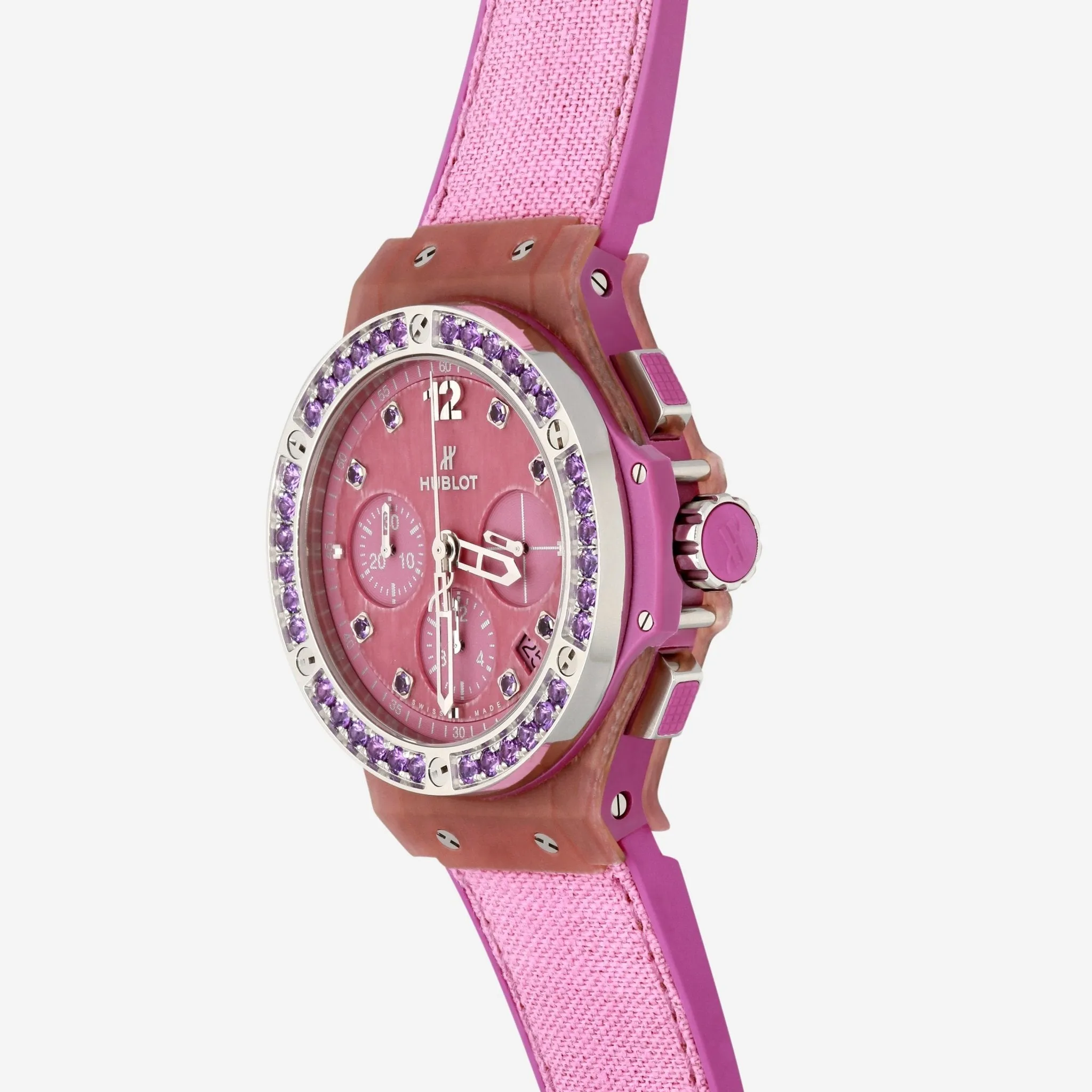 Hublot Big Bang Tutti Frutti Linen Automatic Ladies Watch 341.XP.2770.NR.1205