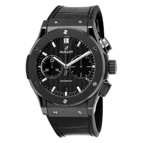 Hublot Classic Fusion Black Ceramic Case Chronograph Watch 521.CM.1771.LR