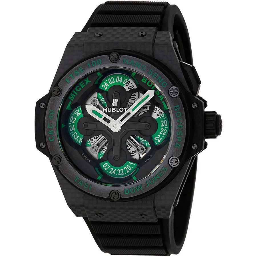 Hublot King Power GMT Chronograph Black Dial Men's Watch 771.QX.1179.RX.CSH13