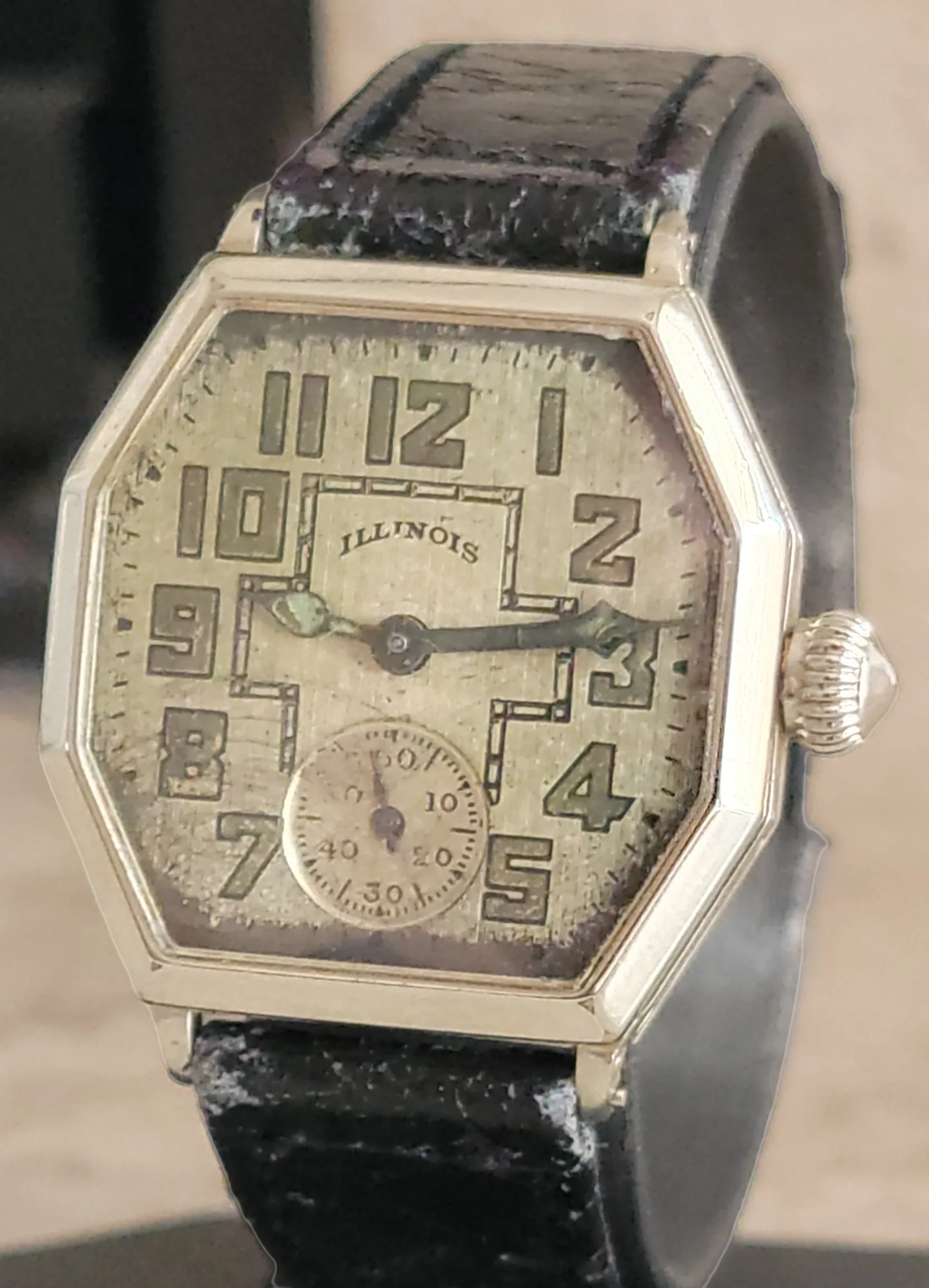 ILLINOIS ACE Wristwatch 17 Jewels Grade 24 - 14K GF