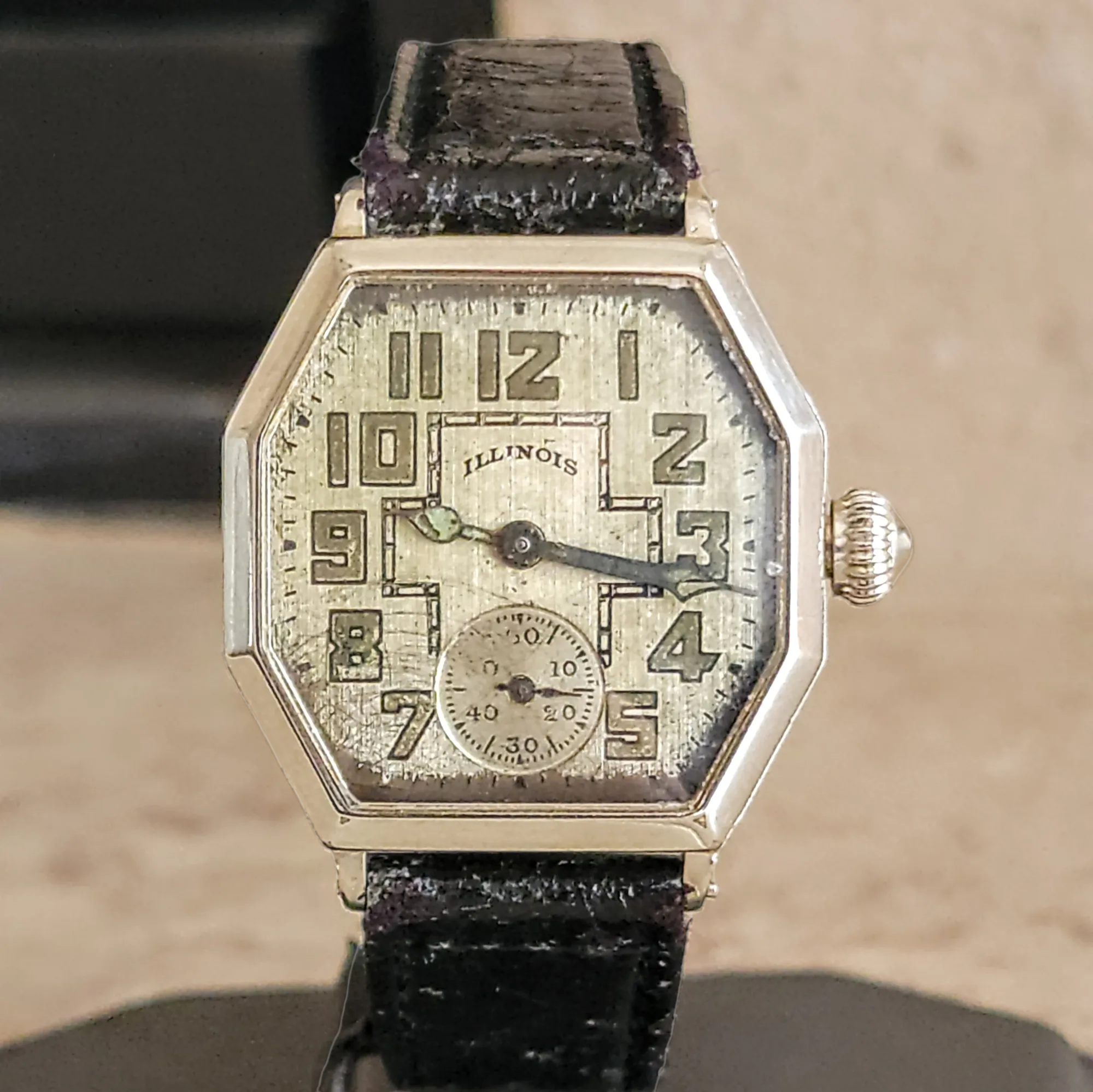 ILLINOIS ACE Wristwatch 17 Jewels Grade 24 - 14K GF