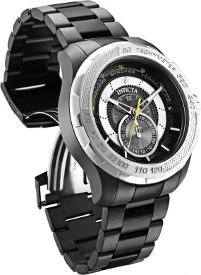 Invicta S1 Rally Quartz Black Dial Black Ion-plated Men's Watch 30574