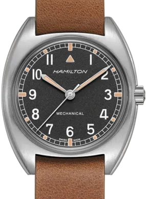 Khaki Pilot Pioneer Mechanical - Leather Ref. H76419531