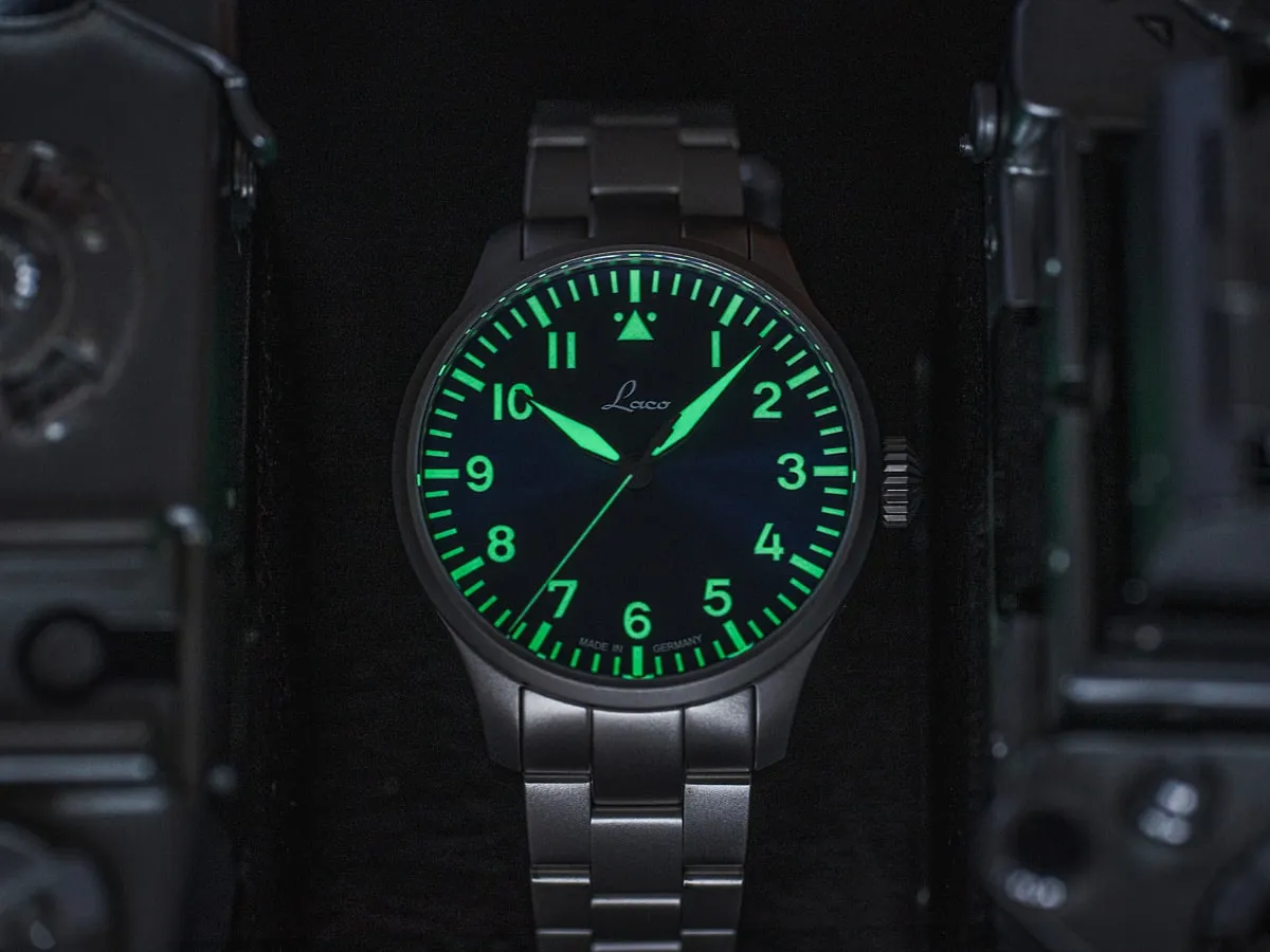 Laco - Augsburg Blaue 42mm / 39mm Automatic
