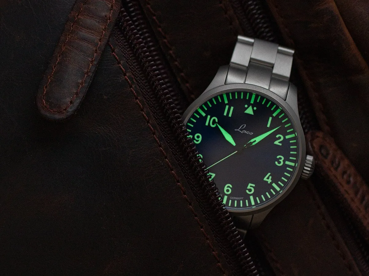 Laco - Augsburg Blaue 42mm / 39mm Automatic