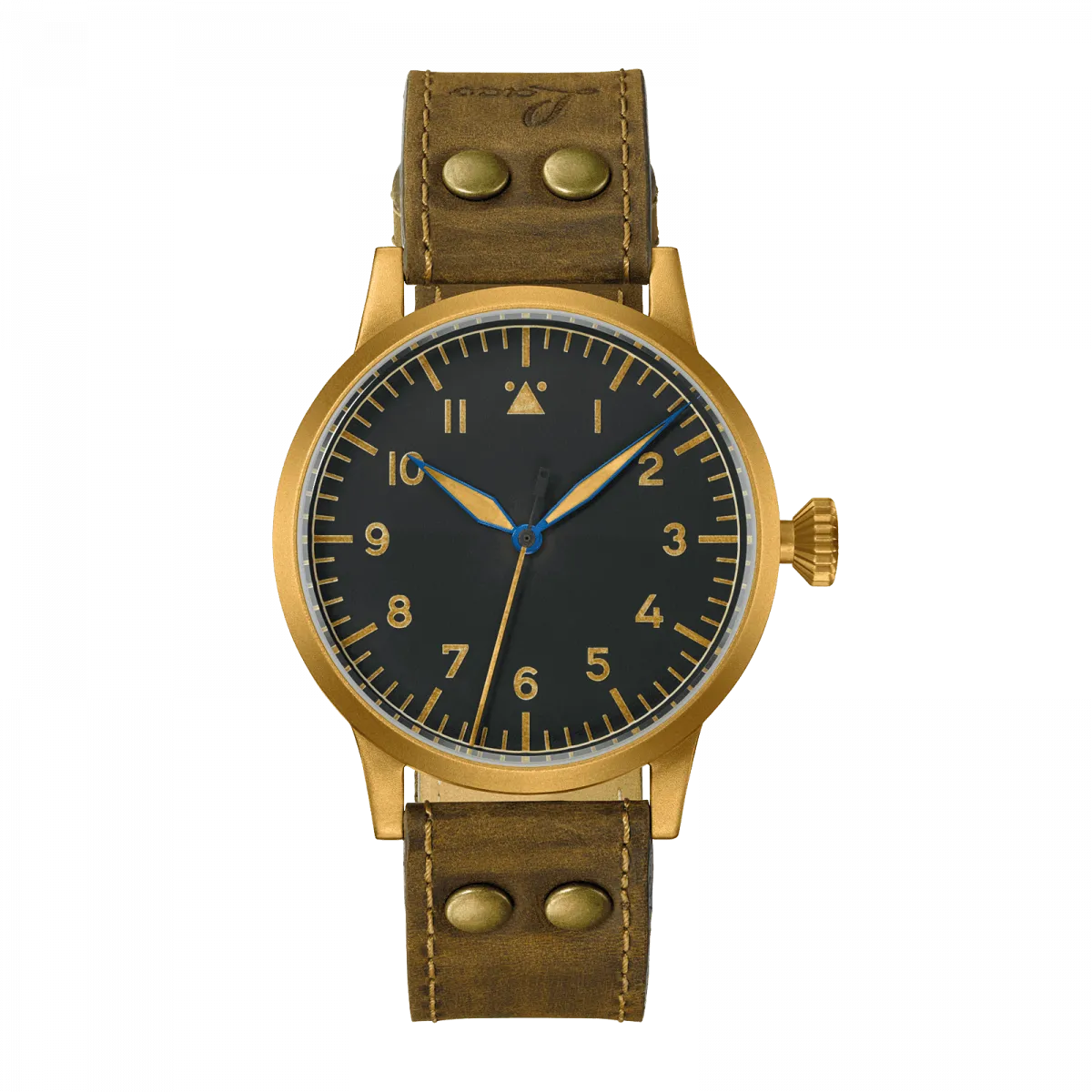 LACO PILOT WATCH ORIGINAL SAARBRUCKEN BRONZE 45 MM AUTOMATIC