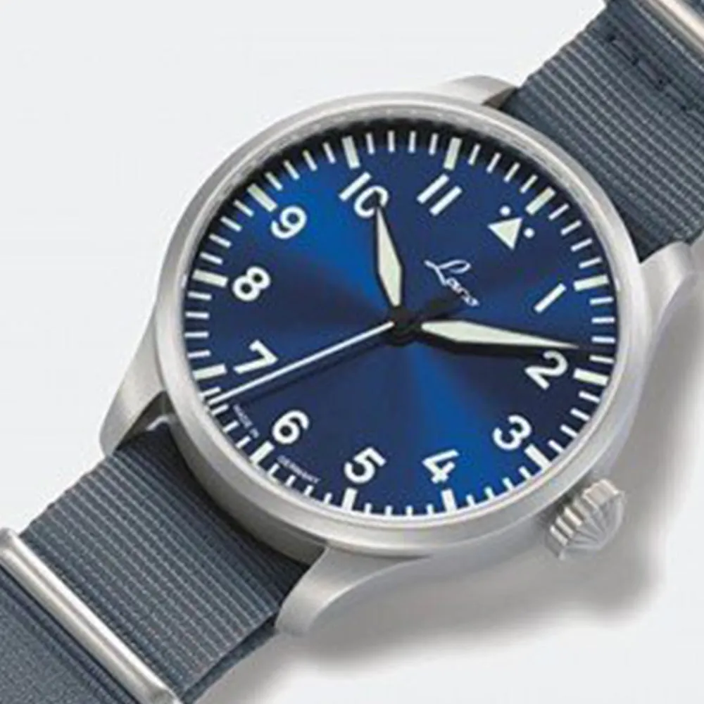 LACO PILOT WATCHES BASIC AACHEN BLAUE STUNDE 39 MM AUTOMATIC