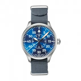 LACO PILOT WATCHES BASIC AACHEN BLAUE STUNDE 39 MM AUTOMATIC