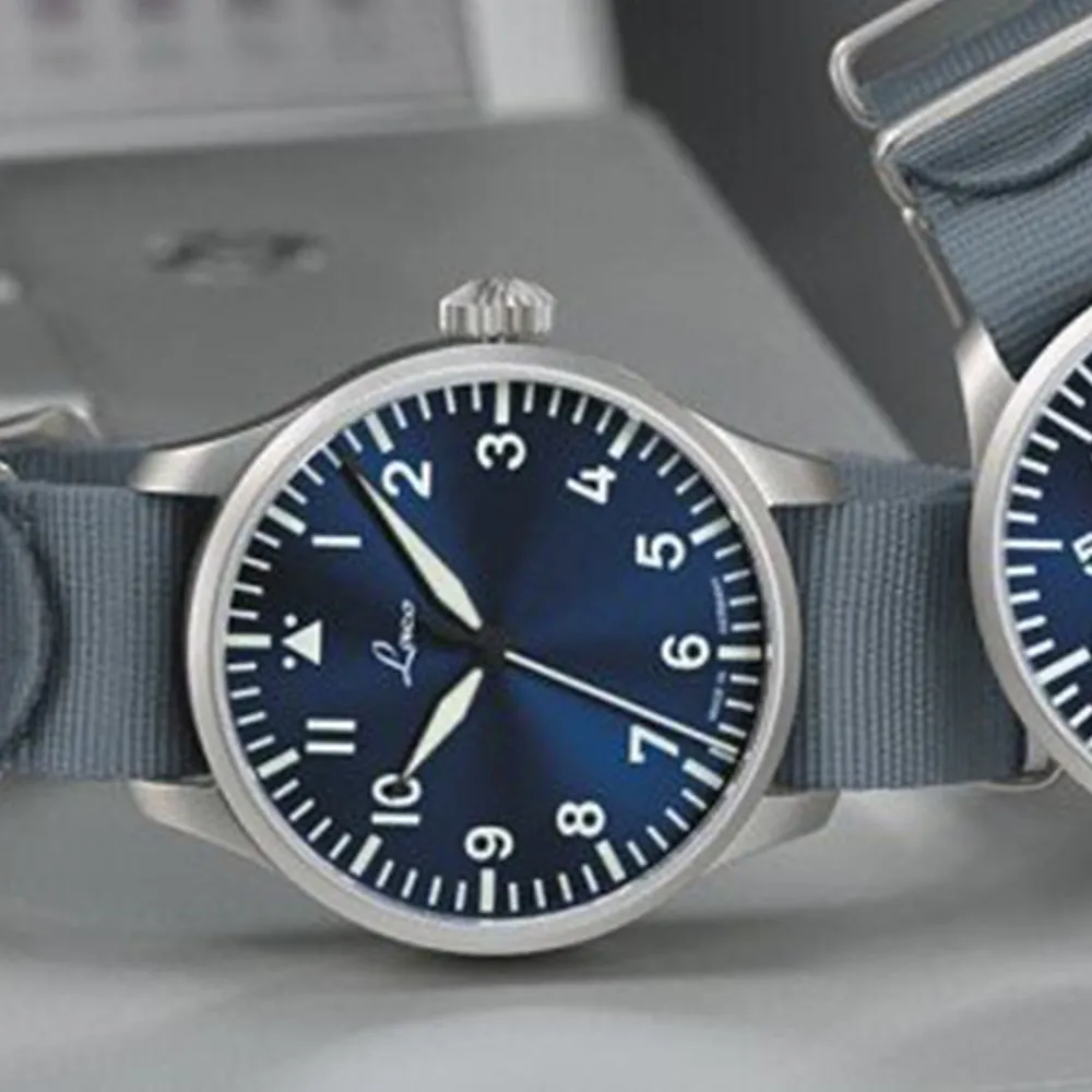 LACO PILOT WATCHES BASIC AACHEN BLAUE STUNDE 39 MM AUTOMATIC
