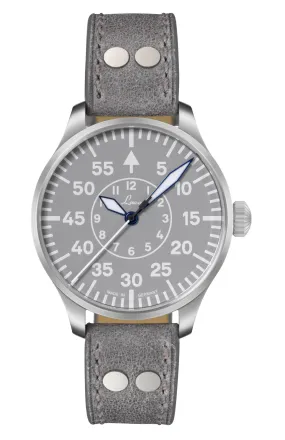 LACO PILOT WATCHES BASIC AACHEN GRAU 39 MM AUTOMATIC