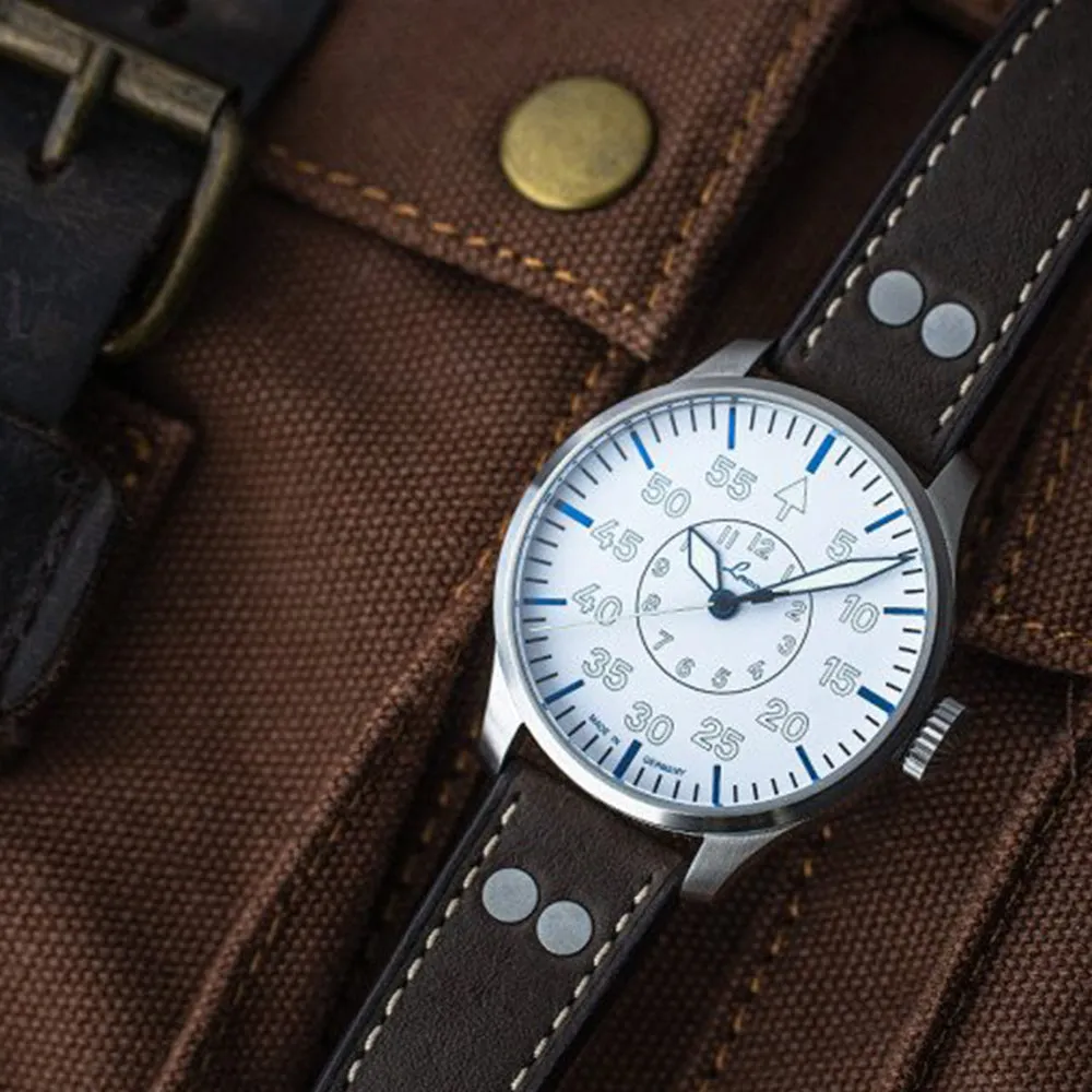 LACO PILOT WATCHES BASIC AACHEN POLAR 42 MM AUTOMATIC