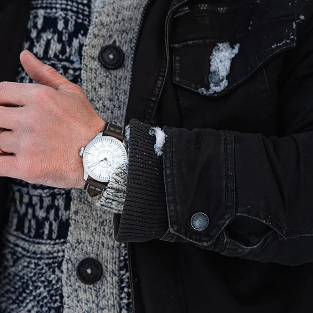 LACO PILOT WATCHES BASIC AACHEN POLAR 42 MM AUTOMATIC