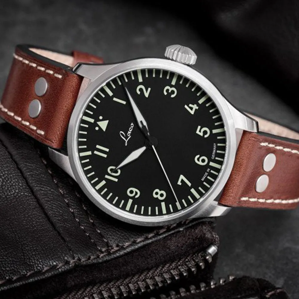 LACO PILOT WATCHES BASIC AUGSBURG 42 MM AUTOMATIC