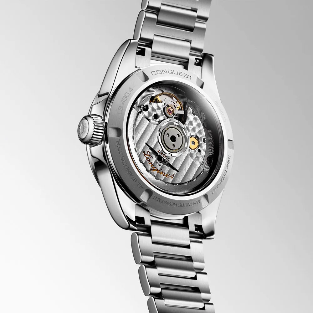 Longines Conquest 34mm Brown Dial Automatic Ladies Watch L3.430.4.62.6
