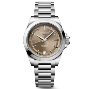 Longines Conquest 34mm Brown Dial Automatic Ladies Watch L3.430.4.62.6