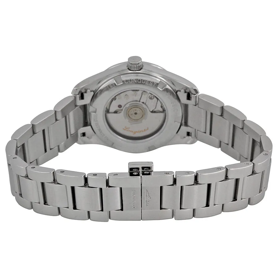 Longines Conquest Classic Black Dial Stainless Steel Ladies Watch L22854566 L2.285.4.56.6