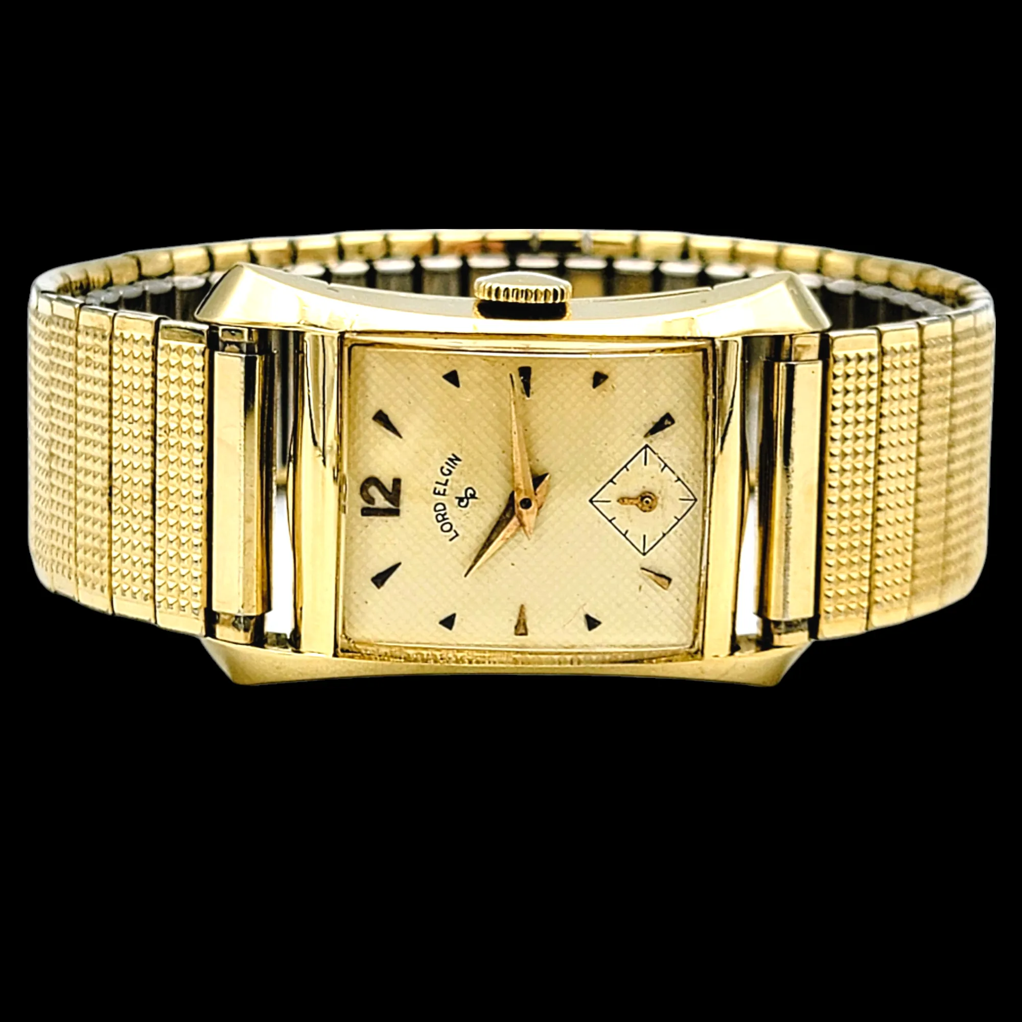 LORD ELGIN Ref. 4525 21 Jewels 14K GOLD