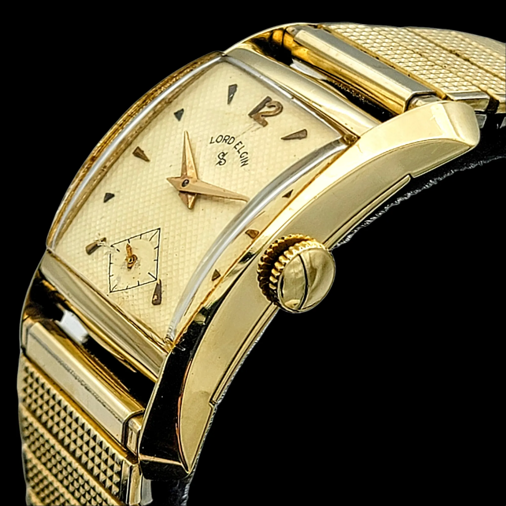 LORD ELGIN Ref. 4525 21 Jewels 14K GOLD