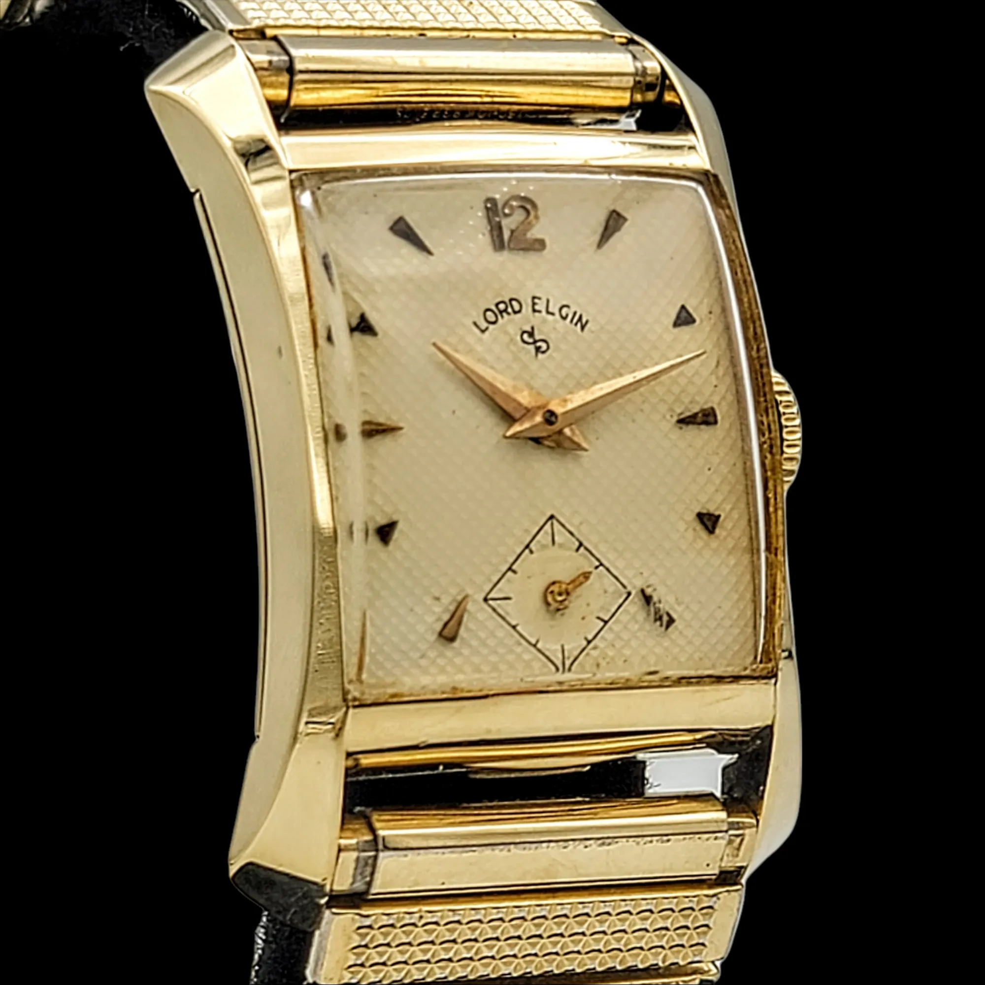 LORD ELGIN Ref. 4525 21 Jewels 14K GOLD