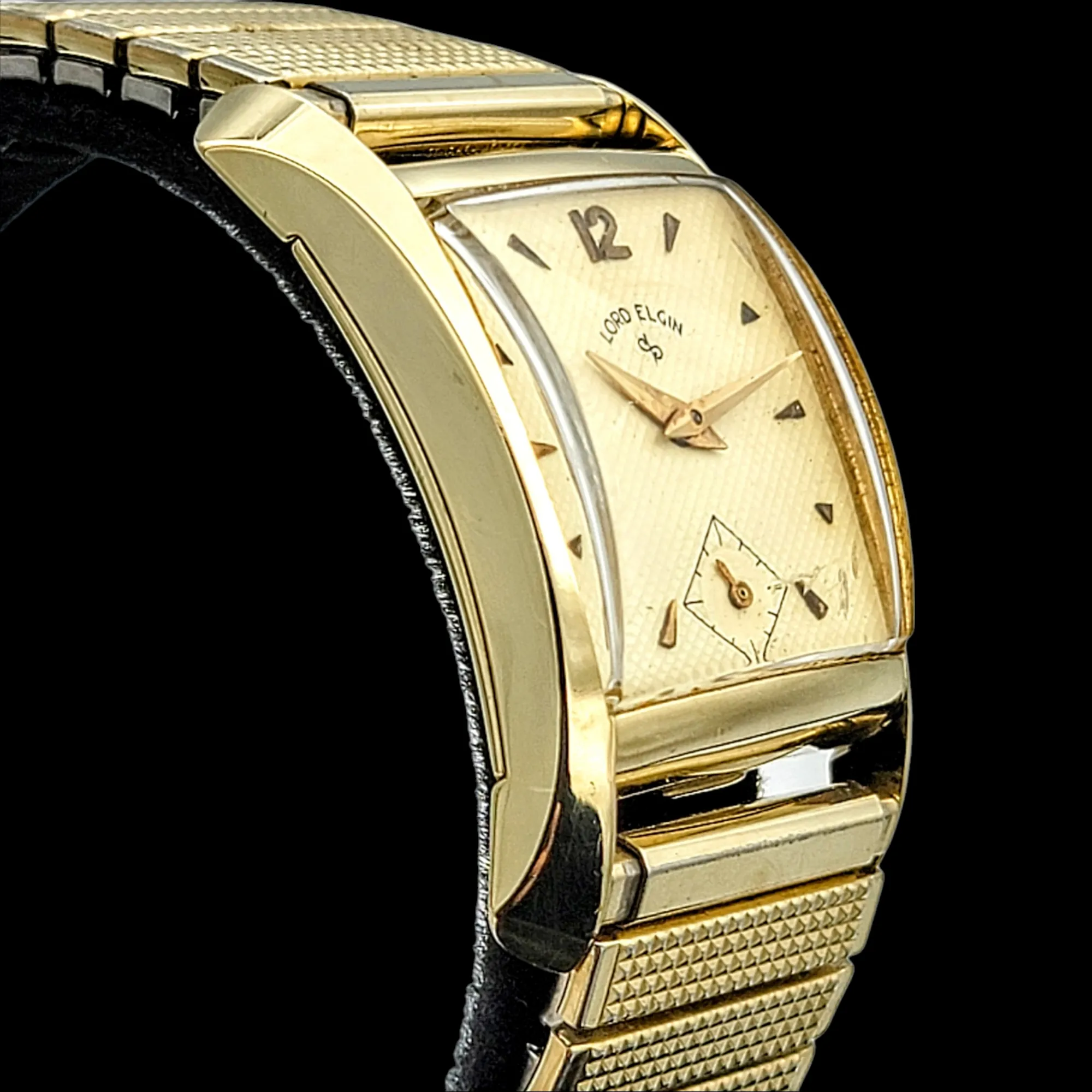 LORD ELGIN Ref. 4525 21 Jewels 14K GOLD