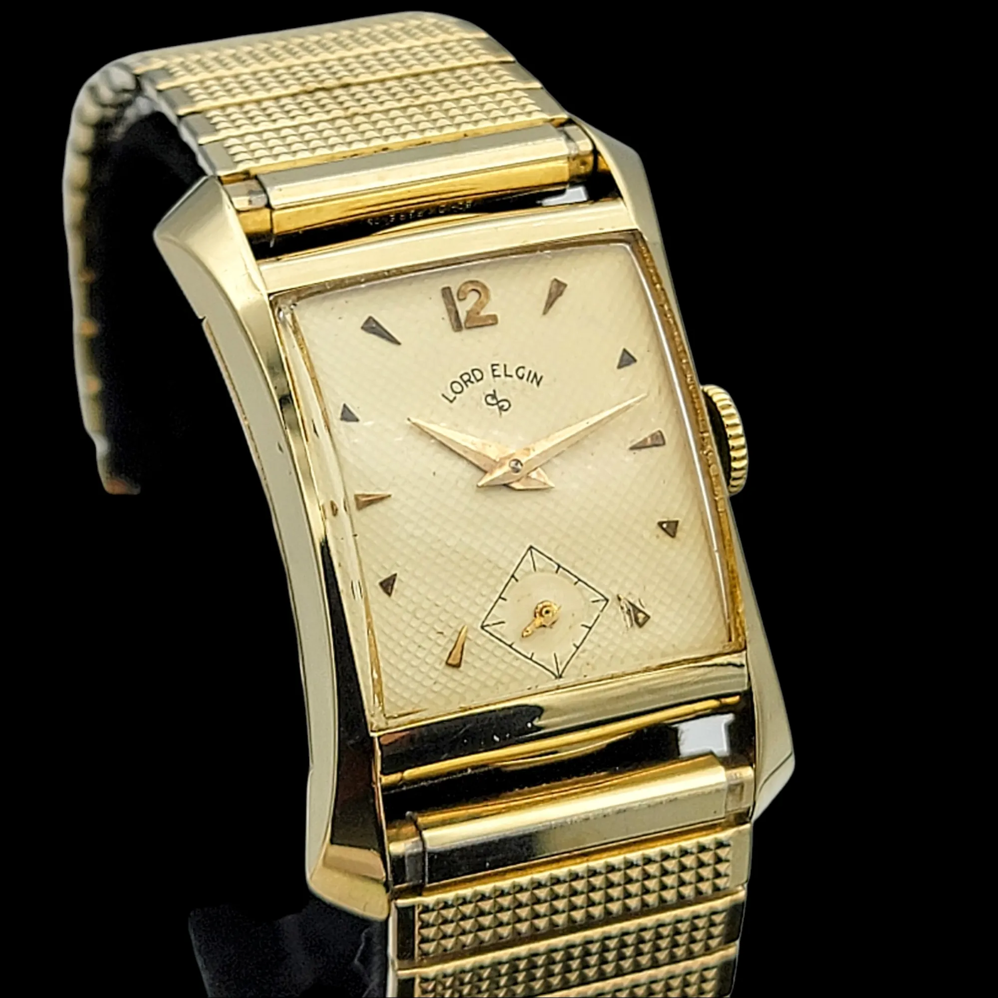 LORD ELGIN Ref. 4525 21 Jewels 14K GOLD