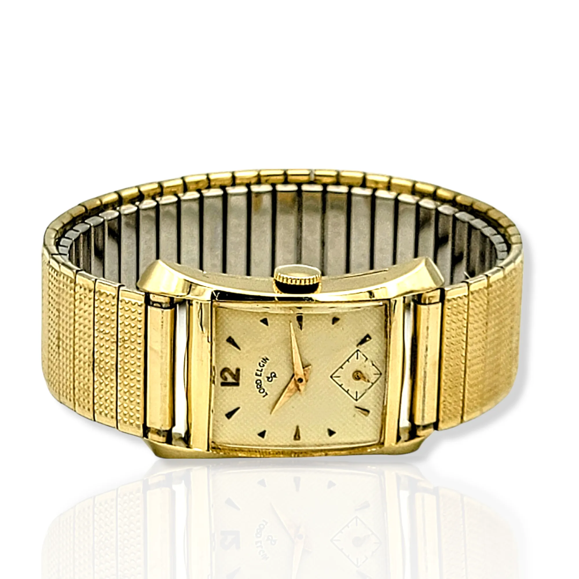 LORD ELGIN Ref. 4525 21 Jewels 14K GOLD