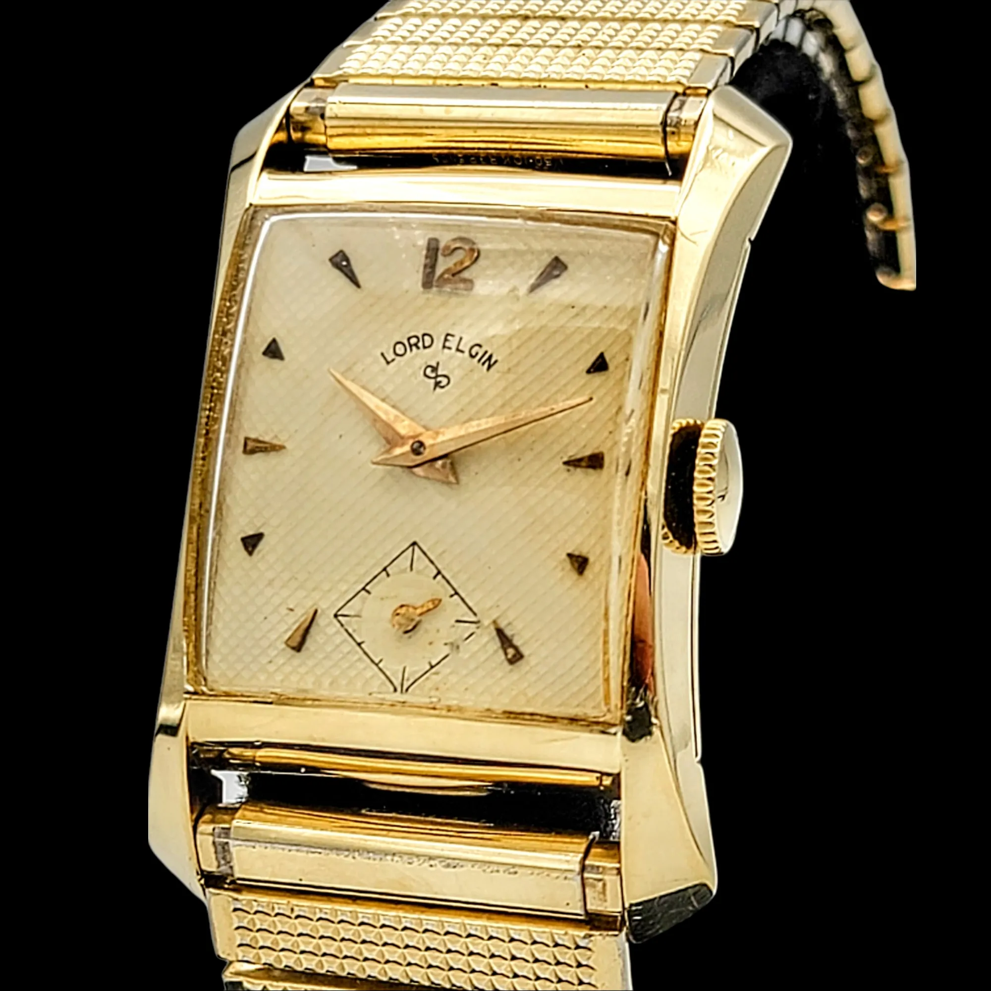 LORD ELGIN Ref. 4525 21 Jewels 14K GOLD