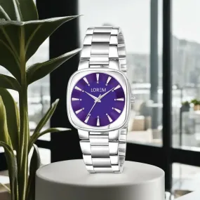 LOREM Purple Professional Analog Watch For Women LR302