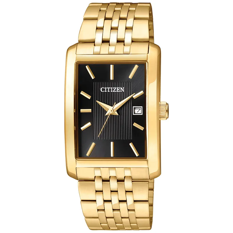 MEN’S  RECTANGULAR WATCH W/ DATE