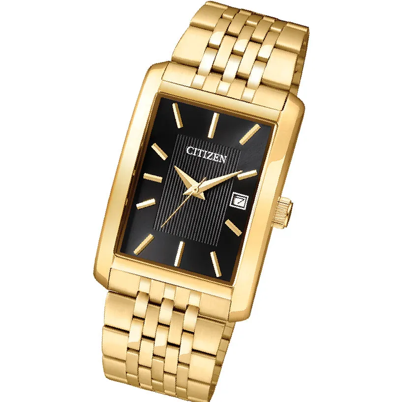 MEN’S  RECTANGULAR WATCH W/ DATE