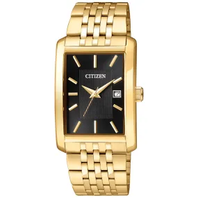 MEN’S  RECTANGULAR WATCH W/ DATE