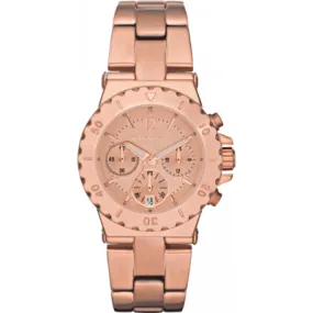 Michael Kors Dylan Chronograph Rose Gold-tone Ladies Watch MK5499