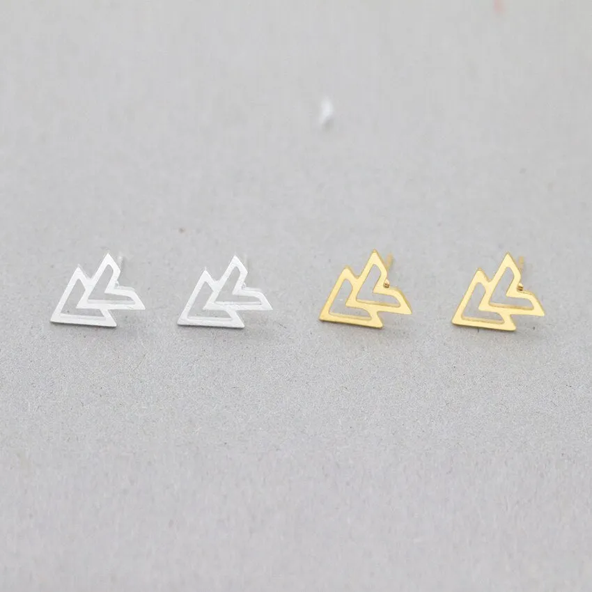 Minimalist Women Ear Jewelry Arrow Studs Earrings