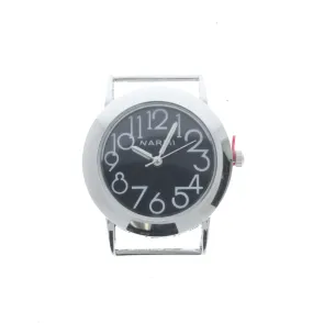 Modern Solid Bar Circle Watch Face, ea