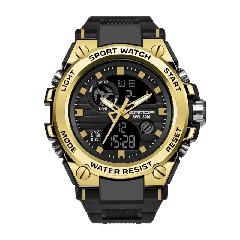 Modern Style Solid Color Electronic Men's Watches