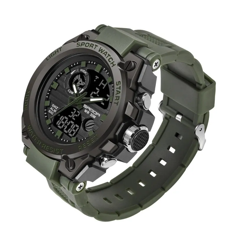 Modern Style Solid Color Electronic Men's Watches