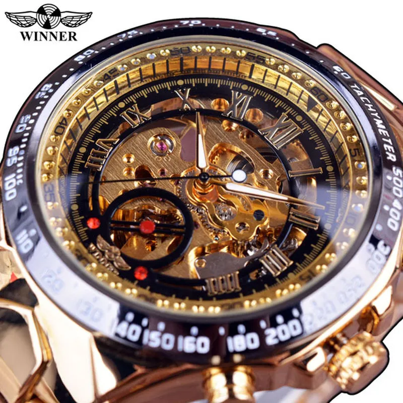Montre Homme Automatic Skeleton Watch