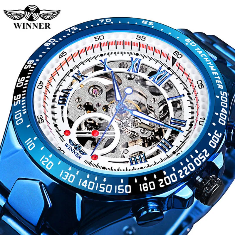 Montre Homme Automatic Skeleton Watch