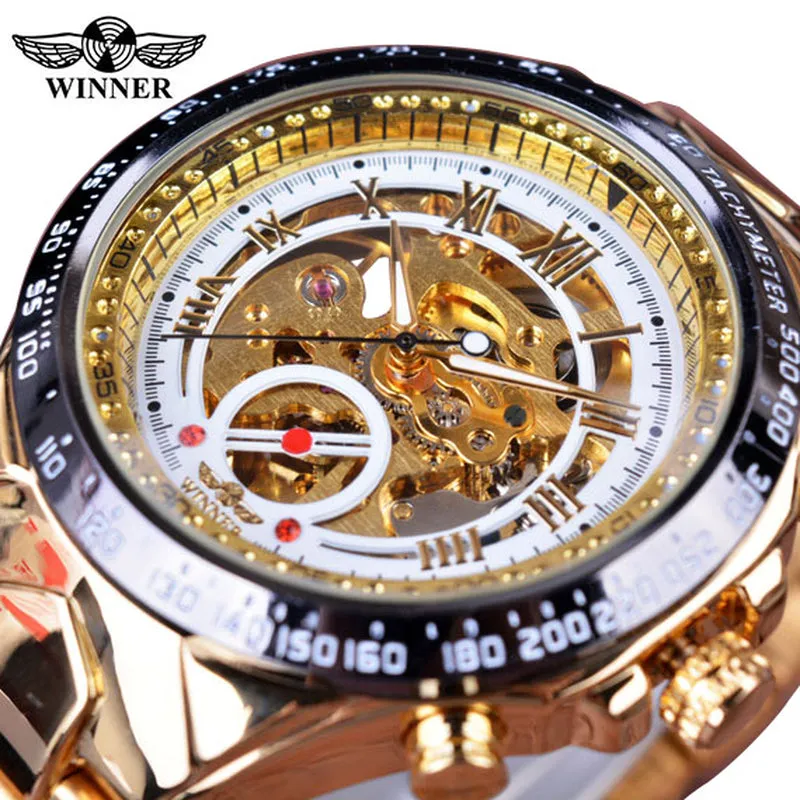 Montre Homme Automatic Skeleton Watch