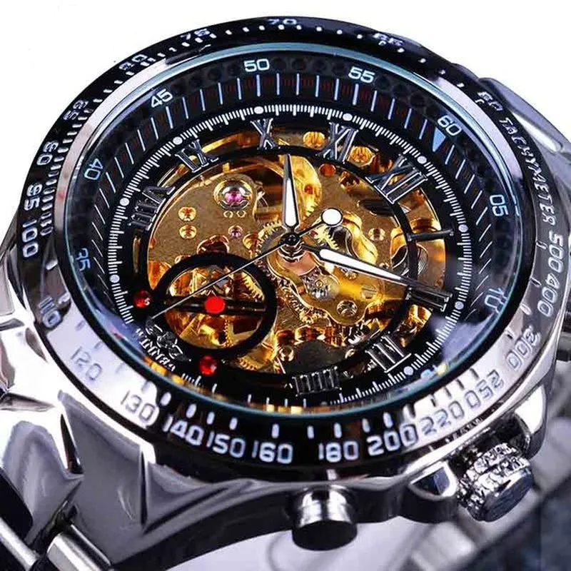 Montre Homme Automatic Skeleton Watch