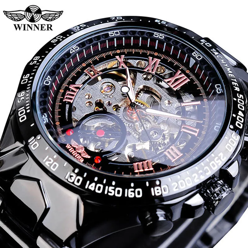 Montre Homme Automatic Skeleton Watch
